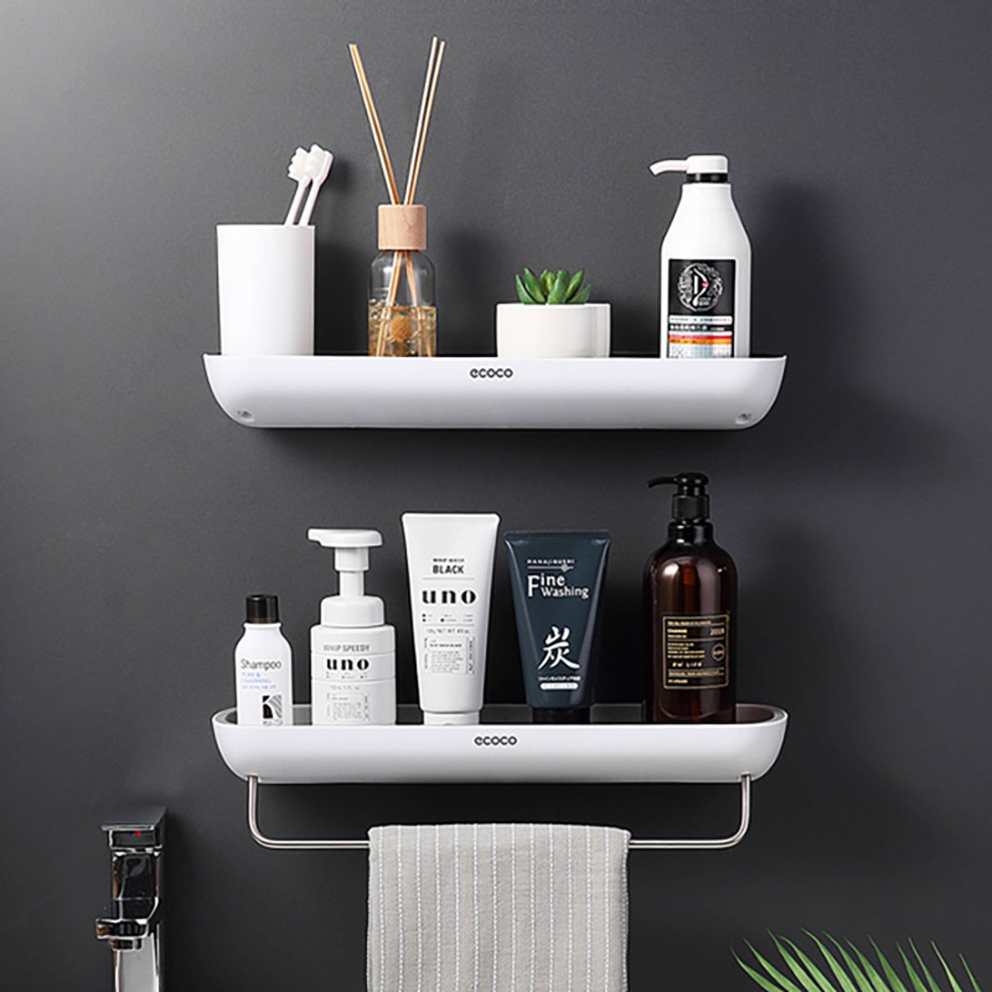 Kệ để mỹ phẩm chai lọ trong nhà tắm